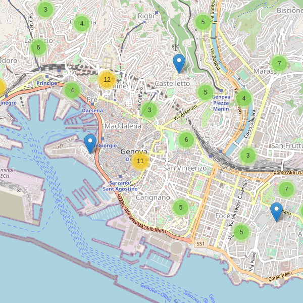 Thumbnail mappa scuole di Genova