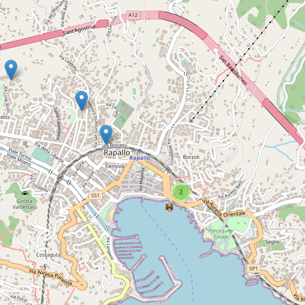 Thumbnail mappa scuole di Rapallo