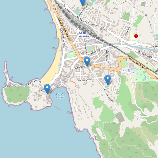 Thumbnail mappa scuole di Sestri Levante
