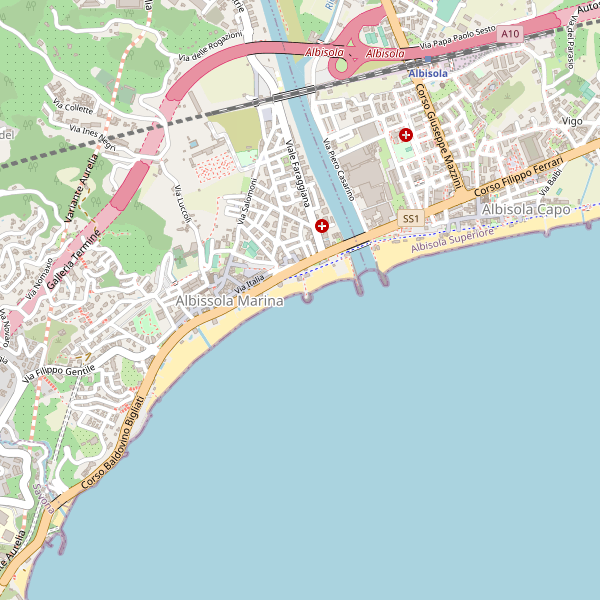 Thumbnail mappa stazioni di Albissola Marina