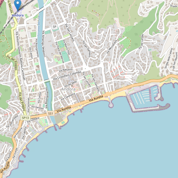 Thumbnail mappa stazioni di Andora