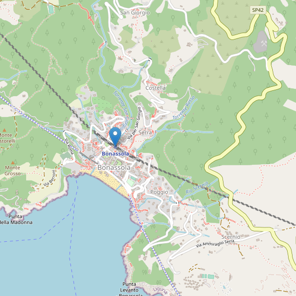 Thumbnail mappa stazioni di Bonassola