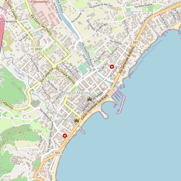 Thumbnail mappa stazioni di Diano Marina