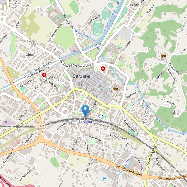 Thumbnail mappa stazioni di Sarzana