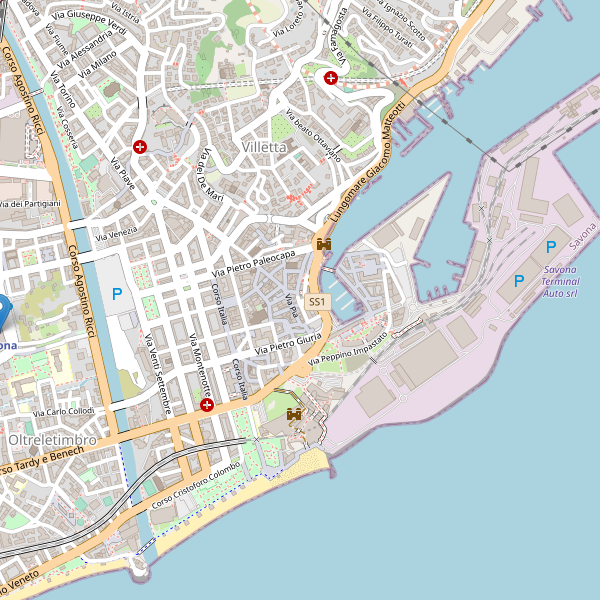 Thumbnail mappa stazioni di Savona