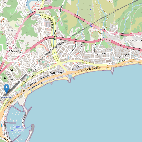 Thumbnail mappa stazioni di Varazze