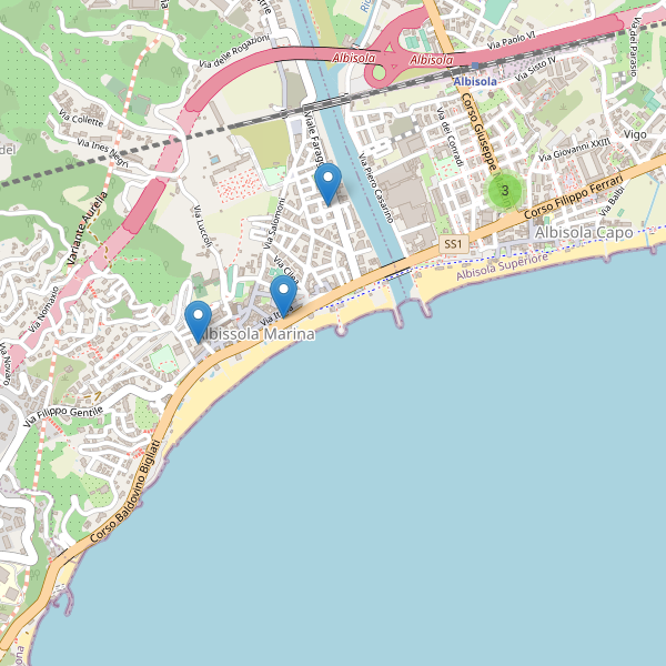Thumbnail mappa supermercati di Albissola Marina