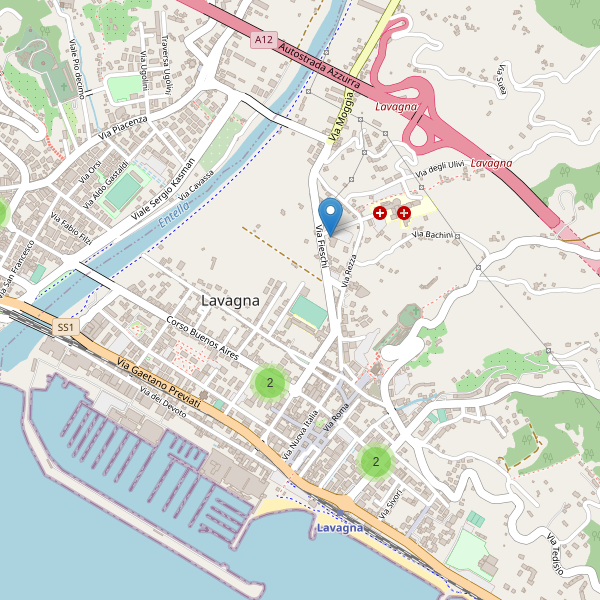 Thumbnail mappa supermercati di Lavagna