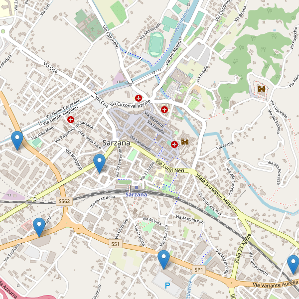 Thumbnail mappa supermercati di Sarzana