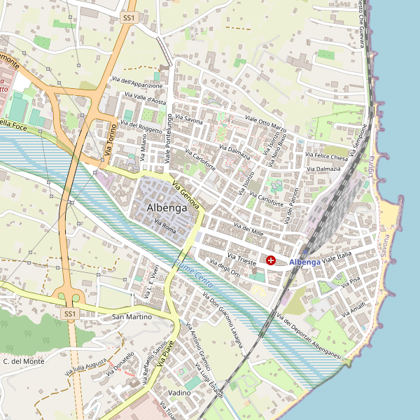 Thumbnail mappa taxi di Albenga