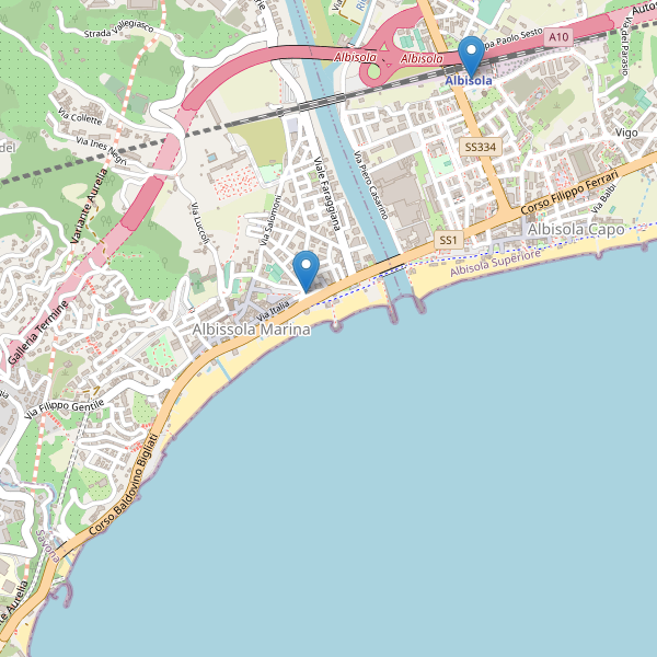 Thumbnail mappa taxi di Albissola Marina