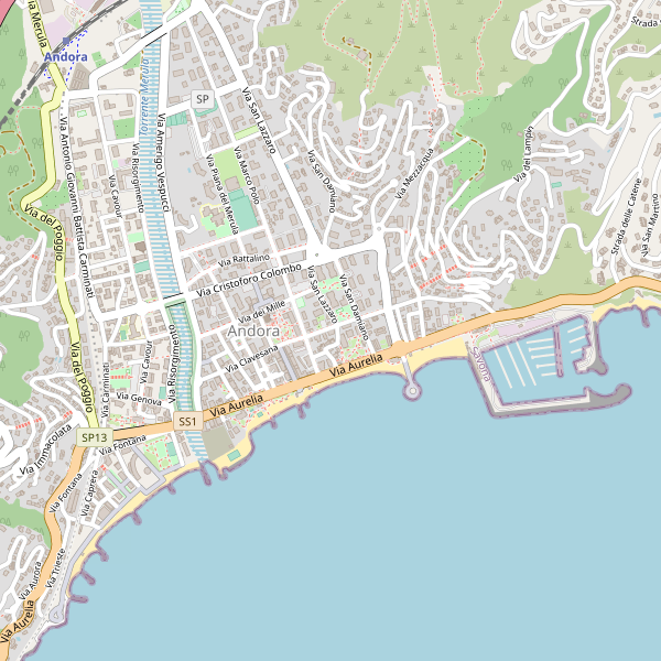 Thumbnail mappa taxi di Andora