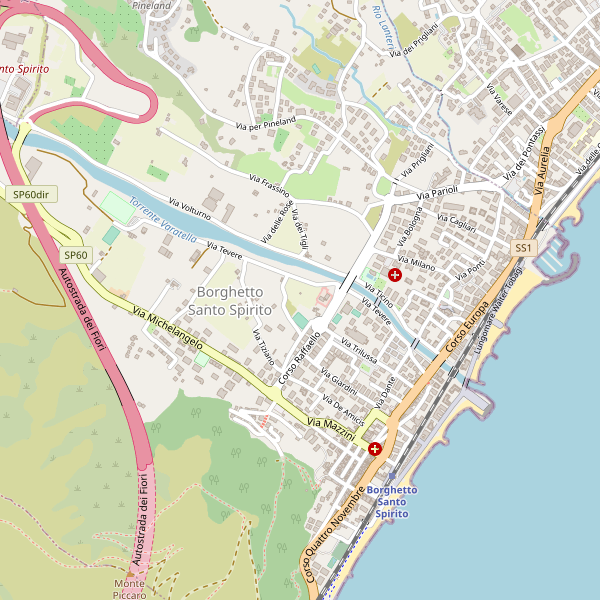 Thumbnail mappa taxi di Borghetto Santo Spirito