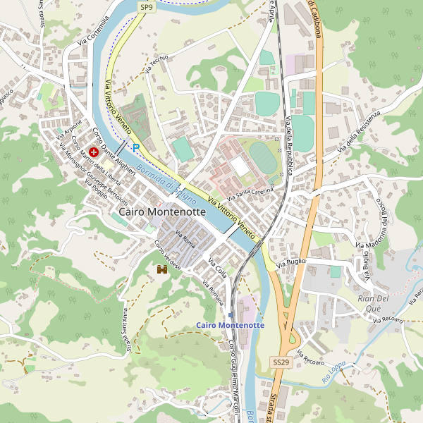 Thumbnail mappa taxi di Cairo Montenotte