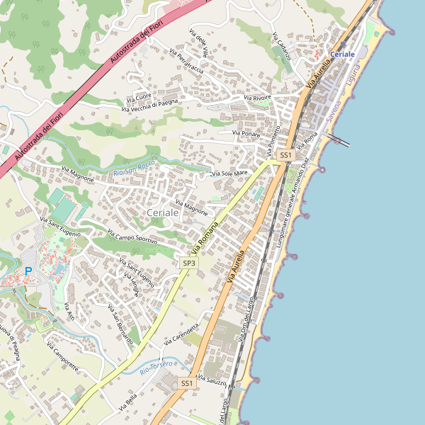 Thumbnail mappa taxi di Ceriale