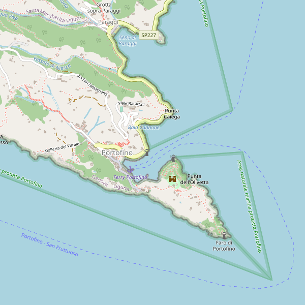 Thumbnail mappa taxi di Portofino