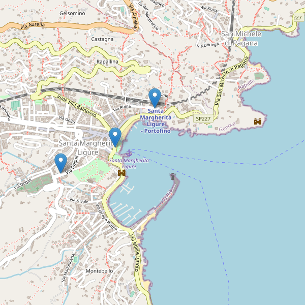 Thumbnail mappa taxi di Santa Margherita Ligure