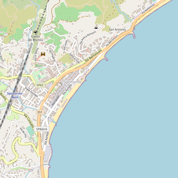 Thumbnail mappa taxi di Spotorno