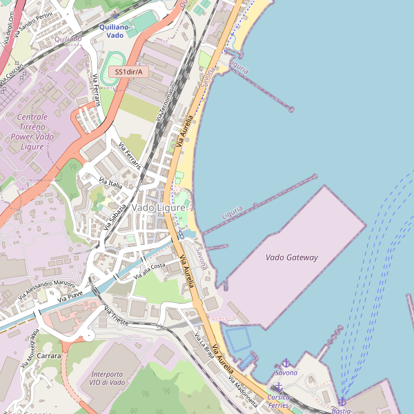 Thumbnail mappa taxi di Vado Ligure