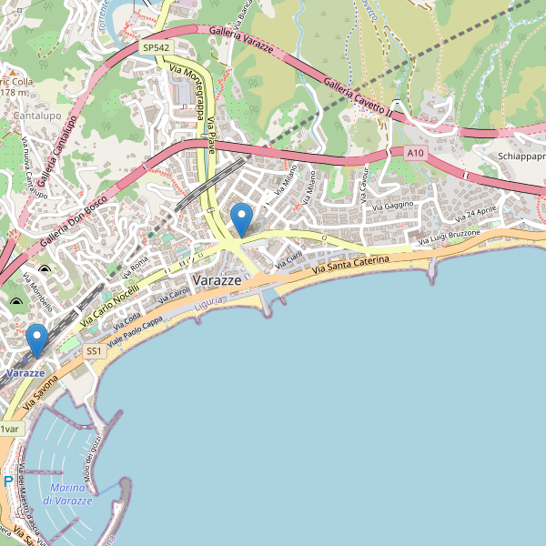 Thumbnail mappa taxi di Varazze