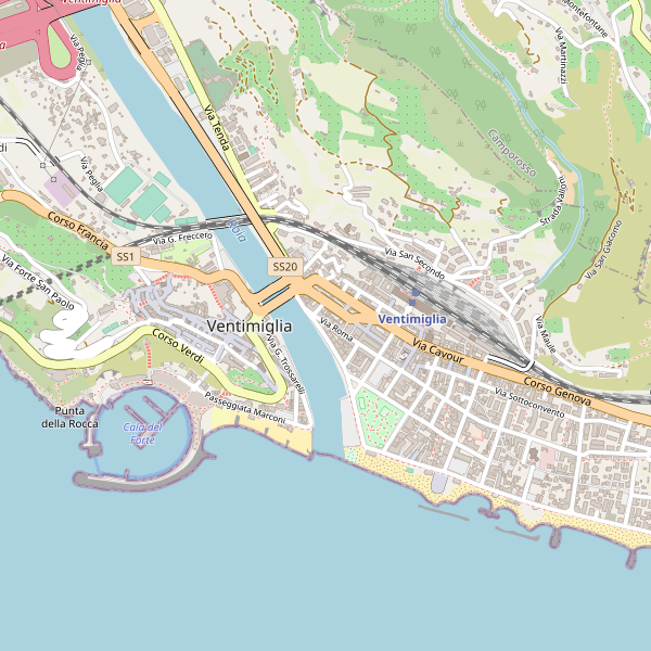 Thumbnail mappa taxi di Ventimiglia