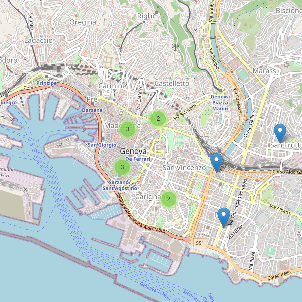 Thumbnail mappa teatri di Genova