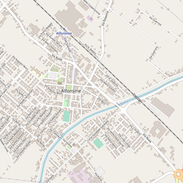 Thumbnail mappa stradale di Alfonsine