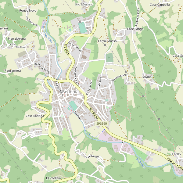Thumbnail mappa ristoranti di Bedonia