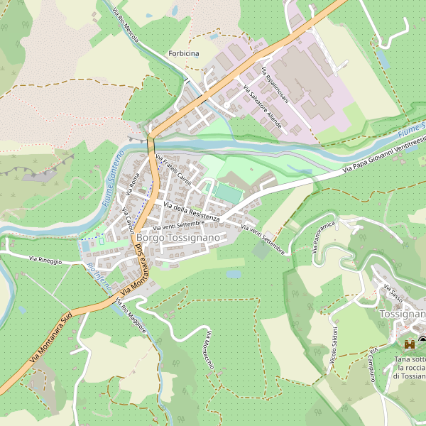 Thumbnail mappa pub di Borgo Tossignano