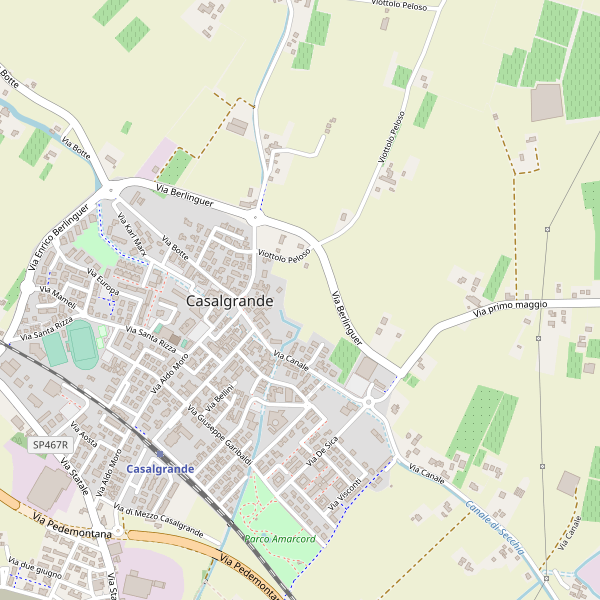 Thumbnail mappa autonoleggi di Casalgrande