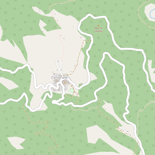 Thumbnail mappa stradale di Cerignale