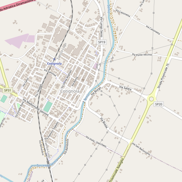 Thumbnail mappa ristoranti di Cotignola