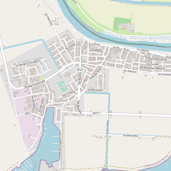 Thumbnail mappa stradale di Goro