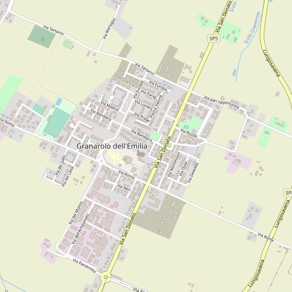 Thumbnail mappa librerie di Granarolo dell'Emilia