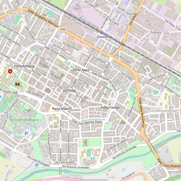 Thumbnail mappa profumerie di Imola