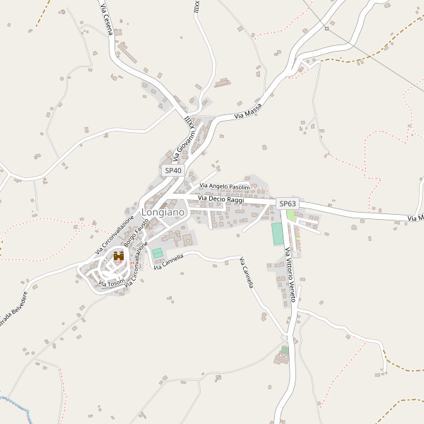 Thumbnail mappa stradale di Longiano