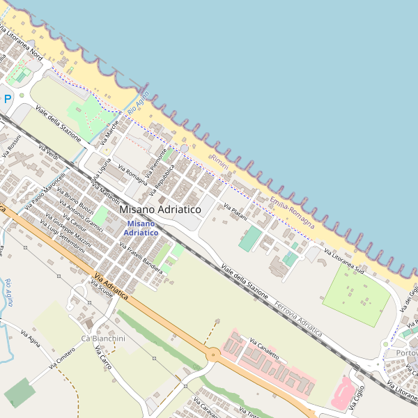 Thumbnail mappa ostelli di Misano Adriatico