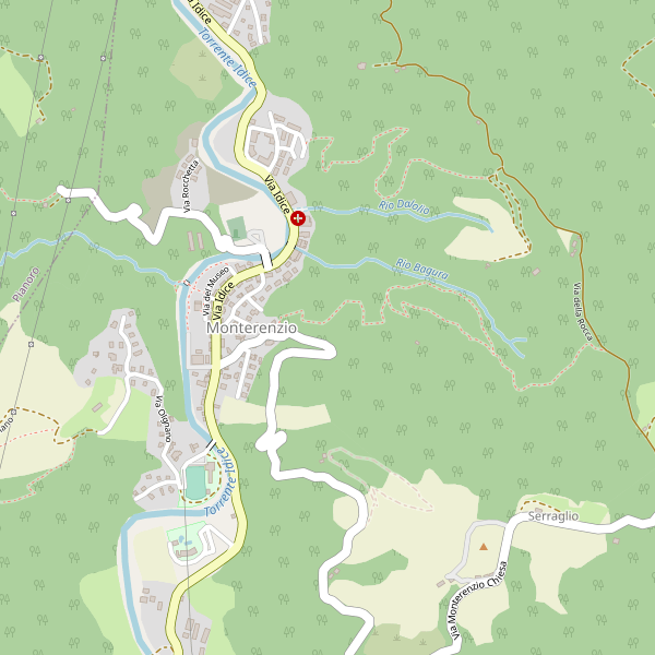 Thumbnail mappa stradale di Monterenzio