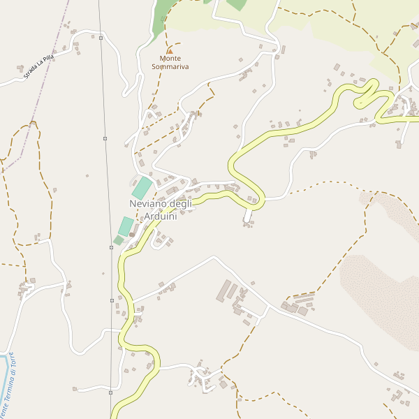 Thumbnail mappa stradale di Neviano degli Arduini