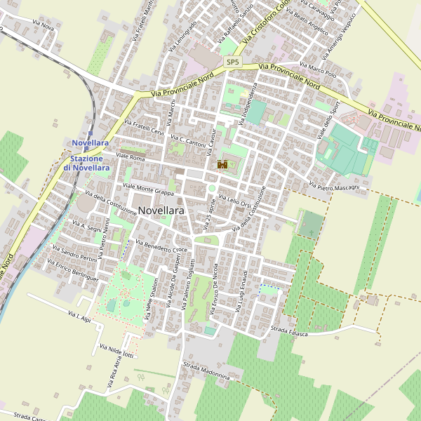 Thumbnail mappa hotel di Novellara