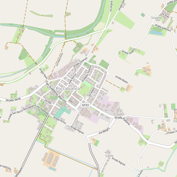 Thumbnail mappa stradale di Roccabianca
