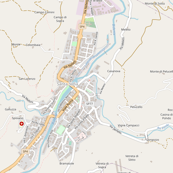 Thumbnail mappa ostelli di Santa Sofia