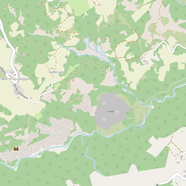 Thumbnail mappa stradale di Valmozzola
