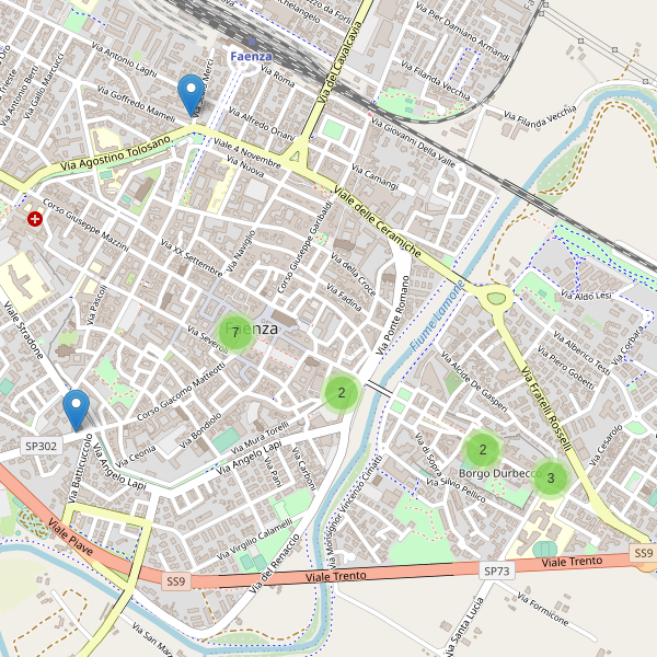 Thumbnail mappa bancomat di Faenza