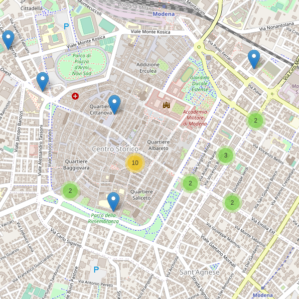 Thumbnail mappa bancomat di Modena