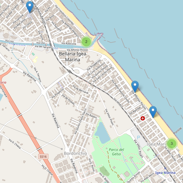 Thumbnail mappa bar di Bellaria-Igea Marina
