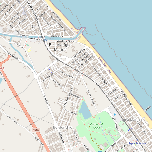 Thumbnail mappa chiese di Bellaria-Igea Marina