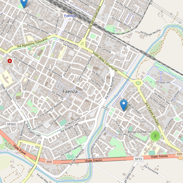 Thumbnail mappa farmacie di Faenza