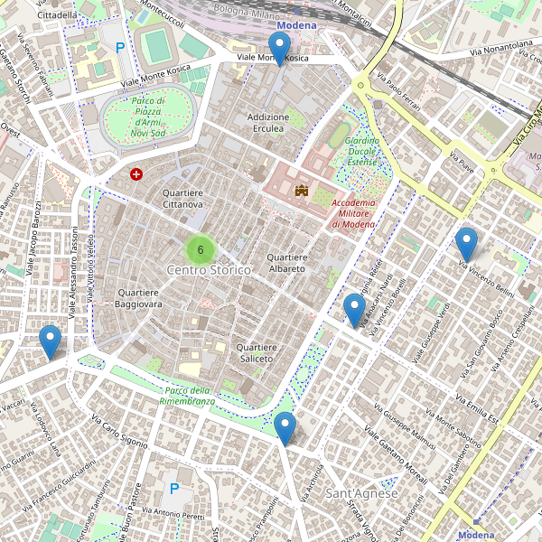 Thumbnail mappa farmacie di Modena