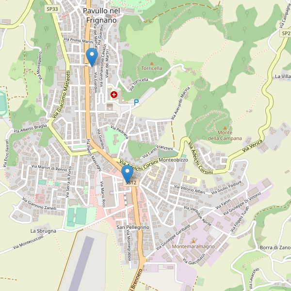 Thumbnail mappa farmacie di Pavullo nel Frignano